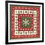 Simply Christmas Tiles II-Veronique Charron-Framed Art Print