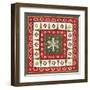 Simply Christmas Tiles II-Veronique Charron-Framed Art Print