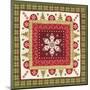 Simply Christmas Tiles IV-Veronique Charron-Mounted Art Print