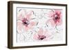 Simply Pink I-Daphne Brissonnet-Framed Art Print