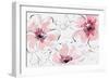 Simply Pink I-Daphne Brissonnet-Framed Art Print