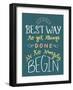 Simply To Begin-Samantha Ranlet-Framed Art Print