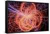 Simulation of Higgs Boson Production-David Parker-Framed Stretched Canvas