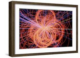 Simulation of Higgs Boson Production-David Parker-Framed Photographic Print