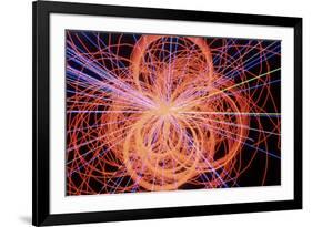 Simulation of Higgs Boson Production-David Parker-Framed Photographic Print