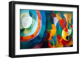 Simultaneous Contrasts: Sun and Moon, 1912-1913-Robert Delaunay-Framed Giclee Print