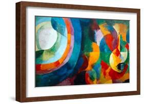 Simultaneous Contrasts: Sun and Moon, 1912-1913-Robert Delaunay-Framed Giclee Print