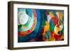 Simultaneous Contrasts: Sun and Moon, 1912-1913-Robert Delaunay-Framed Giclee Print