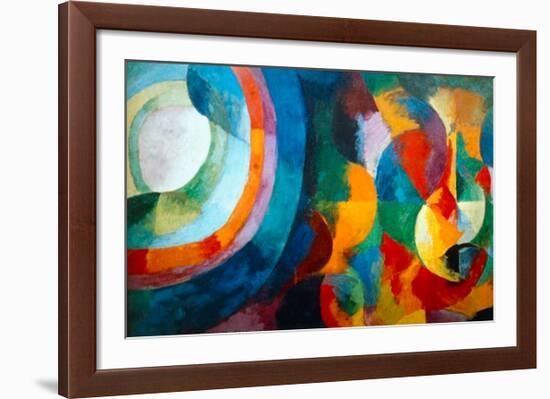 Simultaneous Contrasts: Sun and Moon, 1912-1913-Robert Delaunay-Framed Giclee Print