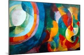 Simultaneous Contrasts: Sun and Moon, 1912-1913-Robert Delaunay-Mounted Giclee Print