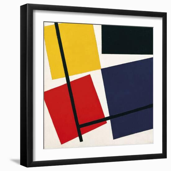 Simultaneous Counter-Composition, 1929-30-Theo van Doesburg-Framed Giclee Print