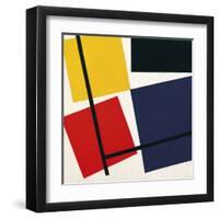 Simultaneous Counter-Composition, 1929-30-Theo van Doesburg-Framed Giclee Print