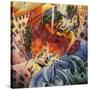 Simultaneous Visions-Umberto Boccioni-Stretched Canvas