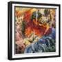 Simultaneous Visions-Umberto Boccioni-Framed Giclee Print