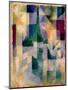 Simultaneous Windows, 1912. (Oil on Canvas)-Robert Delaunay-Mounted Giclee Print