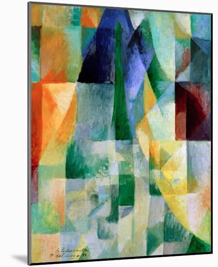 Simultaneous Windows, 1912-Robert Delaunay-Mounted Giclee Print