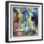 Simultaneous Windows on the City. Part 1, Second Pattern, First Replica. Painting by Robert Delauna-Robert Delaunay-Framed Giclee Print