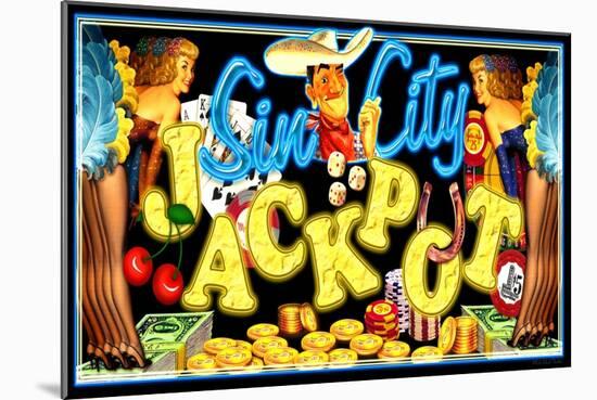 Sin City Jackpot-Kate Ward Thacker-Mounted Giclee Print