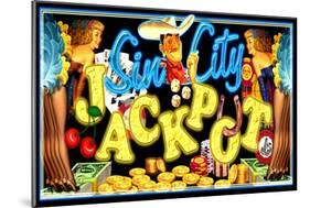 Sin City Jackpot-Kate Ward Thacker-Mounted Giclee Print