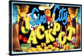 Sin City Jackpot-Kate Ward Thacker-Stretched Canvas