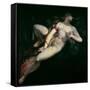 Sin Pursued by Death-Henry Fuseli-Framed Stretched Canvas