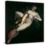 Sin Pursued by Death-Henry Fuseli-Stretched Canvas