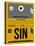 SIN Singapore Luggage Tag I-NaxArt-Stretched Canvas