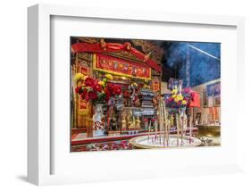 Sin Sze Si Ya Temple in Kuala Lumpur, Malaysia-Chris Mouyiaris-Framed Photographic Print