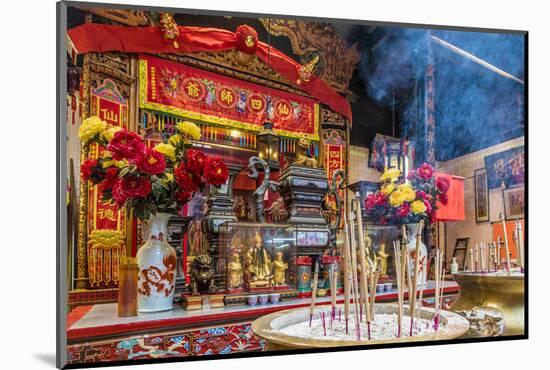 Sin Sze Si Ya Temple in Kuala Lumpur, Malaysia-Chris Mouyiaris-Mounted Photographic Print