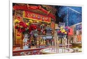 Sin Sze Si Ya Temple in Kuala Lumpur, Malaysia-Chris Mouyiaris-Framed Photographic Print