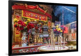 Sin Sze Si Ya Temple in Kuala Lumpur, Malaysia-Chris Mouyiaris-Framed Photographic Print