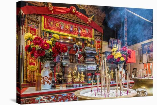 Sin Sze Si Ya Temple in Kuala Lumpur, Malaysia-Chris Mouyiaris-Stretched Canvas