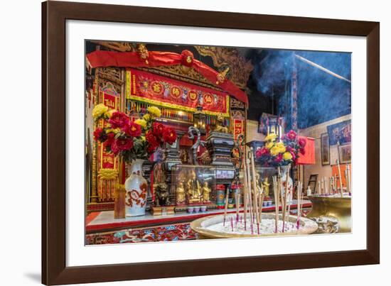 Sin Sze Si Ya Temple in Kuala Lumpur, Malaysia-Chris Mouyiaris-Framed Photographic Print