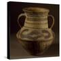 Sin Tien-Style Vase, Painted Ceramics, China, 1st Millennium BC-null-Stretched Canvas