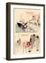 Sina Kurofune Nihon Shirofune -- Buta No Taibyo-Kobayashi Kiyochika-Framed Giclee Print