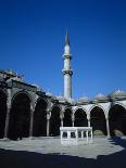 Turkey. Istanbul. Suleymaniye Mosque. Ottoman Style. 16th Century. Courtyard and Ablution Fountain-Sinan-Framed Photographic Print