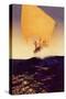 Sinbad and His Seven Brothers-Maxfield Parrish-Stretched Canvas