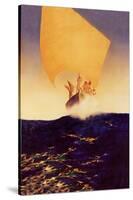 Sinbad and His Seven Brothers-Maxfield Parrish-Stretched Canvas