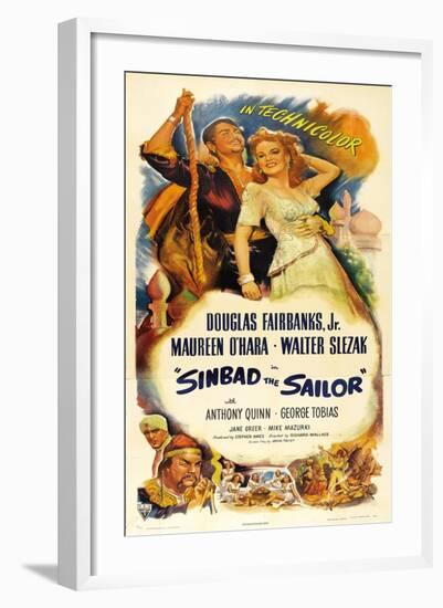 Sinbad the Sailor, 1947, Directed by Richard Wallace-null-Framed Giclee Print