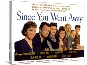 Since You Went Away, Claudette Colbert, Joseph Cotten, Jennifer Jones, and Shirley Temple, 1944-null-Stretched Canvas