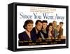 Since You Went Away, Claudette Colbert, Joseph Cotten, Jennifer Jones, and Shirley Temple, 1944-null-Framed Stretched Canvas