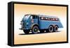 Sinclair Truck-null-Framed Stretched Canvas