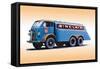 Sinclair Truck-null-Framed Stretched Canvas