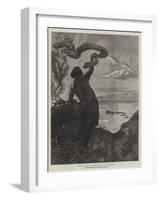 Sindbad Sees a Sail, in the Exhibition at the Dudley Gallery-Edward Frederick Brewtnall-Framed Giclee Print