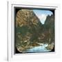 Sindh River, Passing the Crags Below Sonamarg, Kashmir, India, Late 19th or Early 20th Century-null-Framed Giclee Print