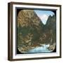 Sindh River, Passing the Crags Below Sonamarg, Kashmir, India, Late 19th or Early 20th Century-null-Framed Giclee Print