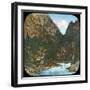 Sindh River, Passing the Crags Below Sonamarg, Kashmir, India, Late 19th or Early 20th Century-null-Framed Giclee Print
