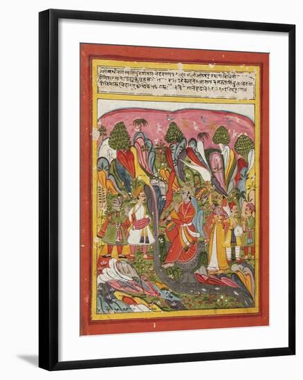 Sindhu Ragaputra, Son of Shri Raga-null-Framed Art Print