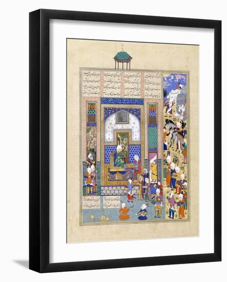 Sindukht Comes to Sam Bearing Gifts, C.1500-1540S-null-Framed Giclee Print