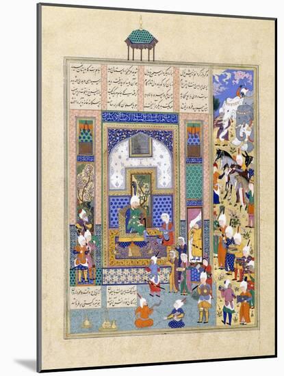 Sindukht Comes to Sam Bearing Gifts, C.1500-1540S-null-Mounted Giclee Print